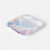 Assiettes En Carton Mermaid Birthday (Angulaire)