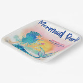 Assiettes En Carton Mermaid Cocktail Tropical Beach Bachelorette Party (Angulaire)