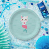 Assiettes En Carton Mermaid Kitty fête d'anniversaire (Fête)