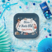 Assiettes En Carton Mermaid Ocean Beach Party Octopus Birthday Kid (Fête)