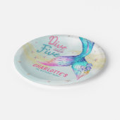 Assiettes En Carton Mermaid tail Dive into Five Glitter  (Angle)