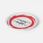 Assiettes En Carton Merry & Bright (Angle)