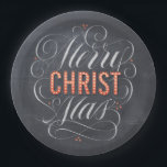 Assiettes En Carton Merry CHRISTmas Christian Chalkboard Calligraphie<br><div class="desc">Allumez son nom dans les lumières marquises et faites se souvenir pourquoi nous disons 'Joyeux NoëlCHRIST'. Cette conception est proposée en quelques variantes et vous pouvez les vérifier tous pour voir exactement quelle direction vous voulez prendre. Le lettrage professionnel par Ivan Angelic est montré en noir pour les arrière -...</div>