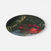 Assiettes En Carton Merry Christmas Paper Plates (Angle)