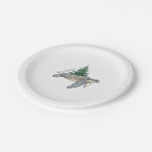 Assiettes En Carton Merry Christmas Sea Turtle (Angle)