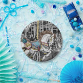 Assiettes En Carton Merry Go Round Carousel (Fête)