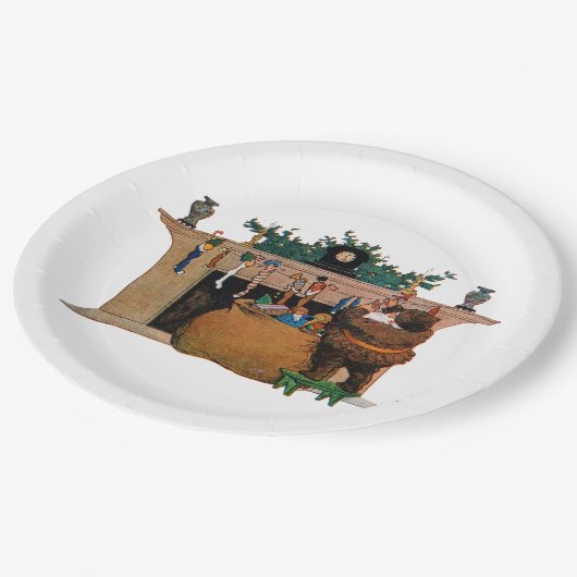 Assiettes En Carton Merry Old Christmas Elf, Jessie Willcox Smith (Angle)