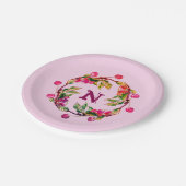 Assiettes En Carton Merry Wreath par Linandara Plate (Angle)