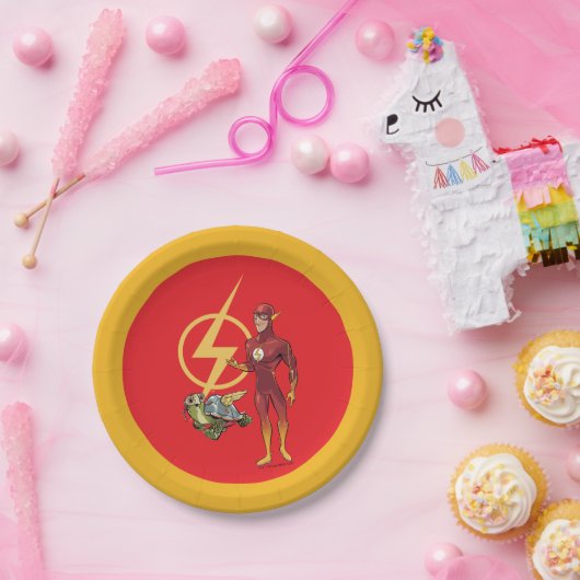 Assiettes En Carton Merton et le Flash (Fête)