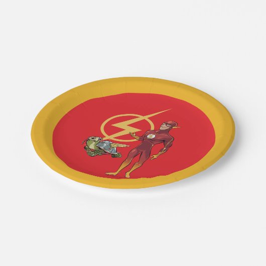 Assiettes En Carton Merton et le Flash (Angle)