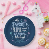 Assiettes En Carton Mes personnes préférées m'appellent des (Fête)