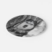 Assiettes En Carton Mes yeux de bleus layette (Angle)