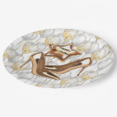 Assiettes En Carton Mesdames Joyeux anniversaire (Angle)