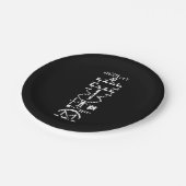 Assiettes En Carton Message binaire Arecibo 1974 (Angle)