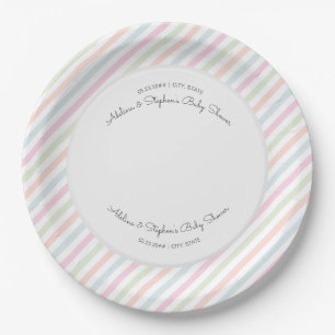 Assiettes En Carton Message du Baby shower Bump Ultrasound Cute