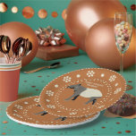 Assiettes En Carton Message personnalisé Tapir malais ou asiatique<br><div class="desc">Ces plaques en papier sont prêtes à être personnalisées avec votre propre message personnalisé, et elles sont parfaites pour les fans de Tapirs malais ou asiatiques et d'autres animaux sauvages. Ces assiettes présentent mon illustration d'un Tapir malais gris et crème au centre, entouré d'accents crème décoratifs contre un arrière -...</div>