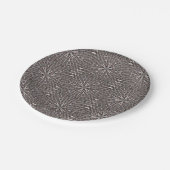 Assiettes En Carton Métal Maillé Argent (Angle)