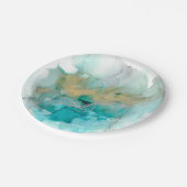 Assiettes En Carton Métalliques tissées (Angle)