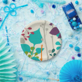 Assiettes En Carton Métro Garden III (Fête)