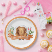 Assiettes En Carton Mettons-nous un peu bourrés Thanksgiving Turquie (Fête)