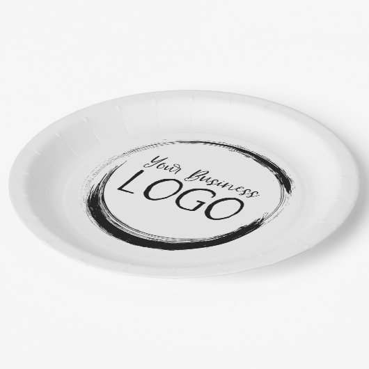 Assiettes En Carton Mettre mon logo sur un (Angle)