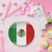 Assiettes En Carton Mexico glossy flag (Fête)