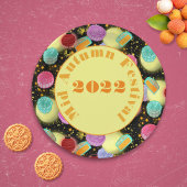 Assiettes En Carton Mi-automne Moon Festival - Plaques de papier de nu