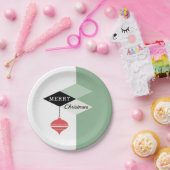 Assiettes En Carton Mi-Siècle Moderne Retro Chic Holiday (Fête)