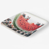 Assiettes En Carton Mice On a Juicy Watermelon Wedge (Angulaire)