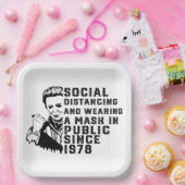 Assiettes En Carton Michael Myers Distances Sociales (Fête)