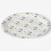 Assiettes En Carton Mid Century Modern Eames atomique Starburts person (Angle)