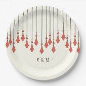 Assiettes En Carton Midnight Autumn Wedding (Devant)