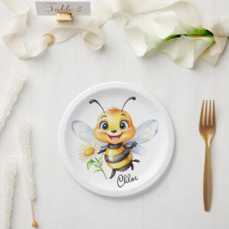 Assiettes En Carton Miel Bee