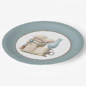 Assiettes En Carton mignon livre club partie papier plaque (Angle)