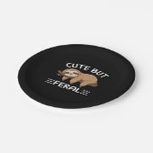 Assiettes En Carton mignon mais ferreux paresse drôle pour les hommes  (Angle)