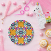 Assiettes En Carton Mignonne couleur turque transparente (Fête)