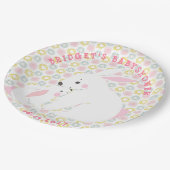 Assiettes En Carton Mignonne Mère & Bébé Petite Fille Plaques Papier B (Angle)