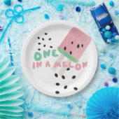 Assiettes En Carton Mignonne pastèque transformée en un Melon    (Fête)
