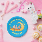 Assiettes En Carton Mignons nachos chips de maïs surf (Fête)