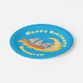 Assiettes En Carton Mignons nachos chips de maïs surf (Angle)