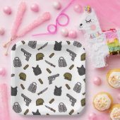 Assiettes En Carton Military  (Fête)