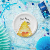 Assiettes En Carton Mine d'abeilles Valentine (Fête)