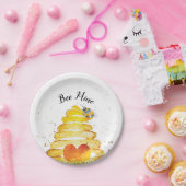 Assiettes En Carton Mine d'abeilles Valentine (Fête)
