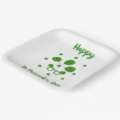 Assiettes En Carton Mini Mignonne Bonne St Patrick Joyeuse Journée (Angulaire)