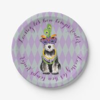 Mini Schnauzer de mardi gras