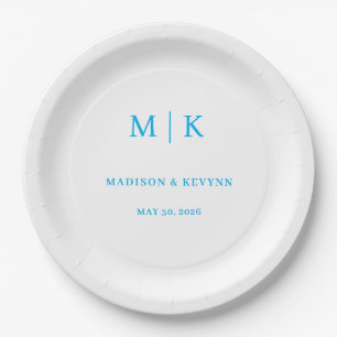 Assiettes En Carton Minimal et chic   Napkins Mariage