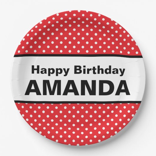 Assiettes En Carton Minnie Mouse a inspiré le nom de coutume de (Devant)