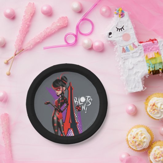 Assiettes En Carton Miraculeux Shadybug Re-verse Blots On! (Fête)
