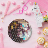 Assiettes En Carton Mirror Disco Ball (Fête)
