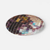 Assiettes En Carton Mirror Disco Ball (Angle)